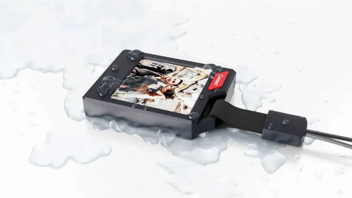 جهاز تتبع ذكي للأغراض مع شاشة عرض الصور والبيانات